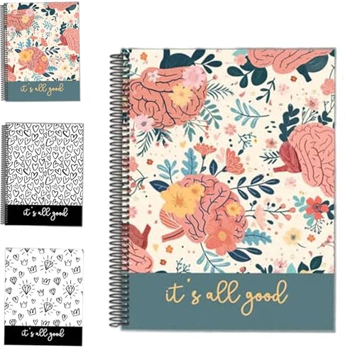 Mental Health Mood Journal – Your Daily Self-Care Companion, Guided Mental Health Journal, 90 Day Mood & Anxiety Tracker with Prompts for Gratitude, Self Care, Sleep & Stress Management (#a)