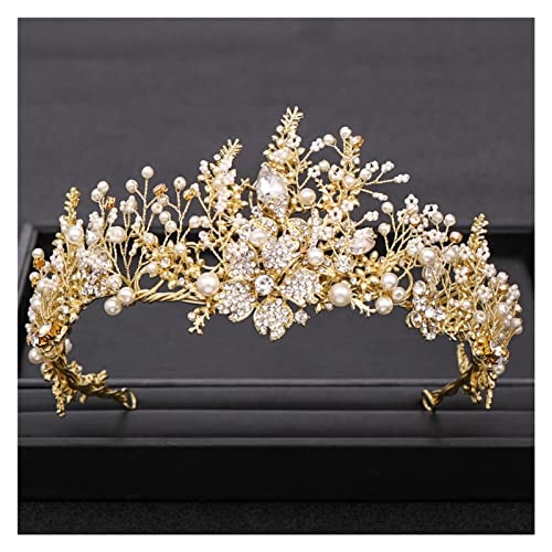 Tiara para niñas con perlas y cristales un regalo de cumpleaños ideal para comuniones