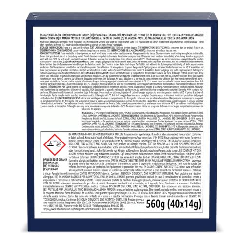 by Amazon - All-In-One Spülmaschinentabs Zitrone, 40 tabs – Ansicht 2