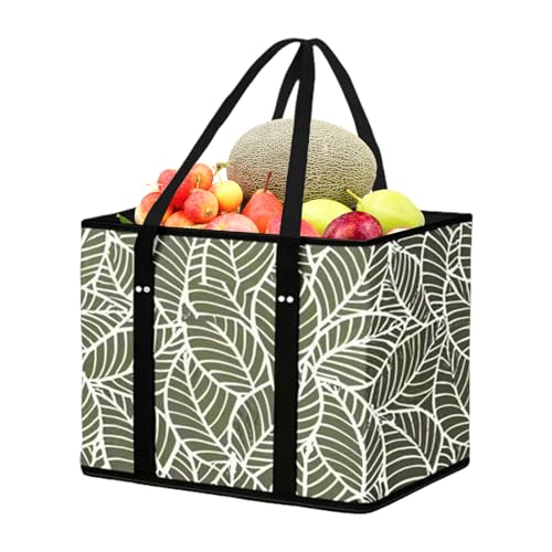 Sac de courses réutilisables durable avec poignée confortable pour les excursions en famille