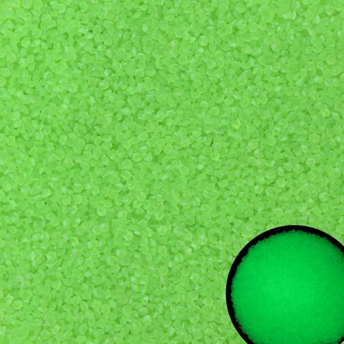10000pcs 3-5mm Green Glow Rocks Gardening Luminous Glow Stones Glow Pebbles Decorative Sand for Succulent,Fish Tank Aquarium