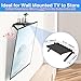 13 Inch Wide Platform TV Top Shelfs - Adjustable Cable Box Shelf for Wall Mounted TV Shelf for Cable Box, Streaming Devices, Router and Home Decor Easy to Install Monitor Top Shelves