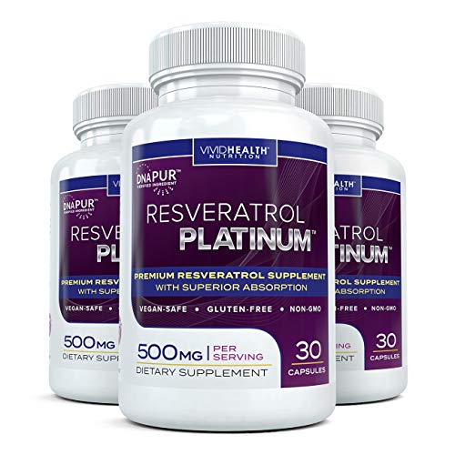 Vivid Health Nutrition Best DNA Health Supplement Diet Resveratrol Supplement