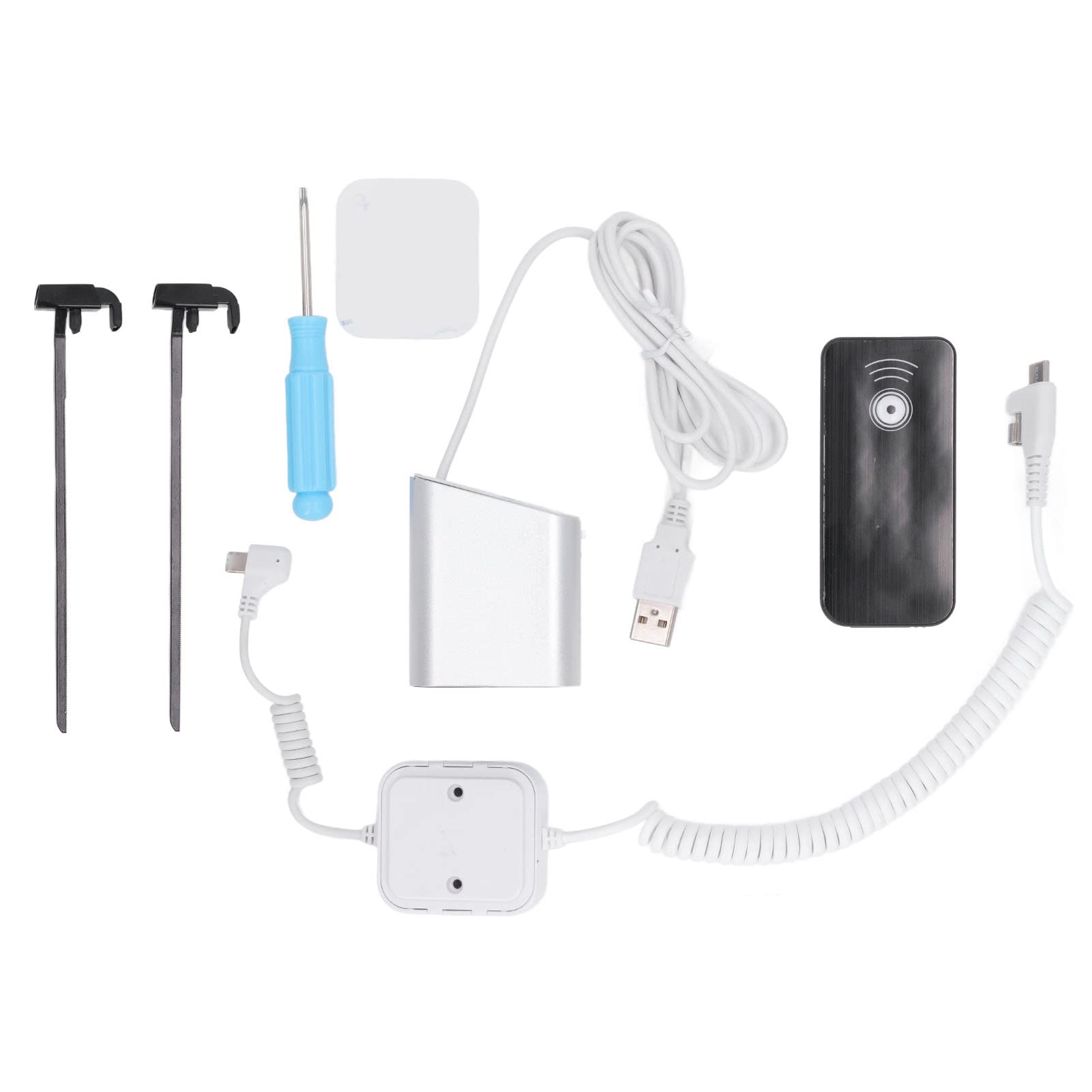 Soporte de exhibición antirrobo multiángulo con alarma de 95-120 dB para teléfonos celulares y tabletas, diseño de moda (para iOS)