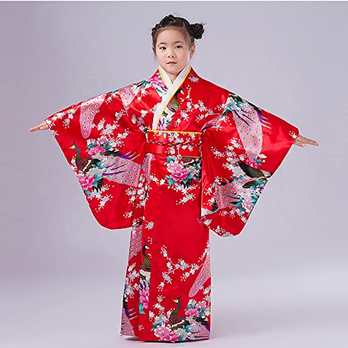 Disfraz completo kimono japonés para niñas miniatura 5
