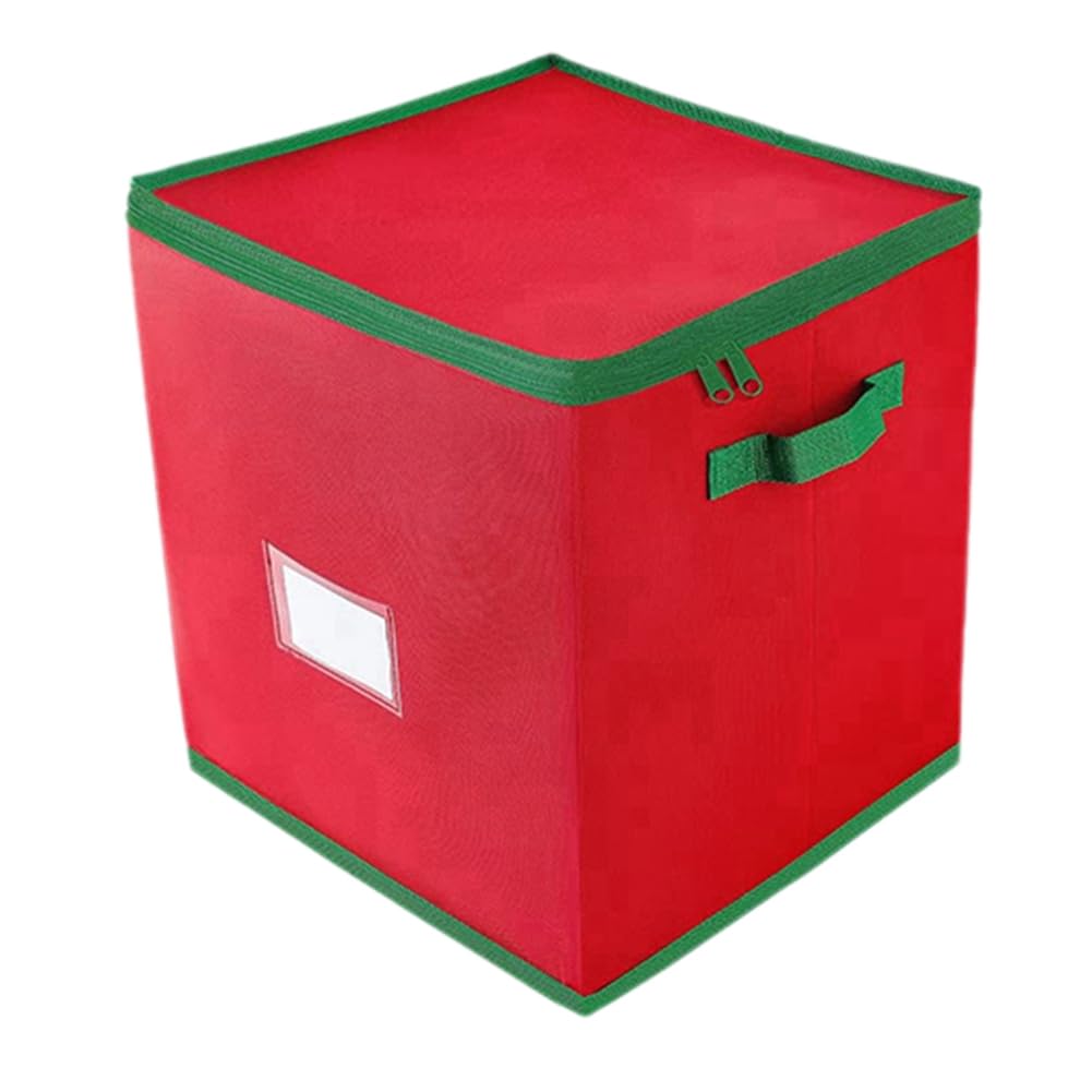 Boîte de rangement pliable pour décorations de Noël : protégez facilement vos 64 boules du sapin