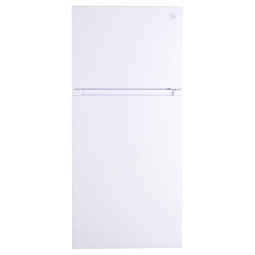 Kenmore 46-62312 30" Top Mount Refrigerator with Freezer - Adjustable Shelving, Humidity-Controlled Crispers, Optional Ice Maker, LED Lighting, ENERGY STAR Certified, 18.2 cu. ft. Capacity - White