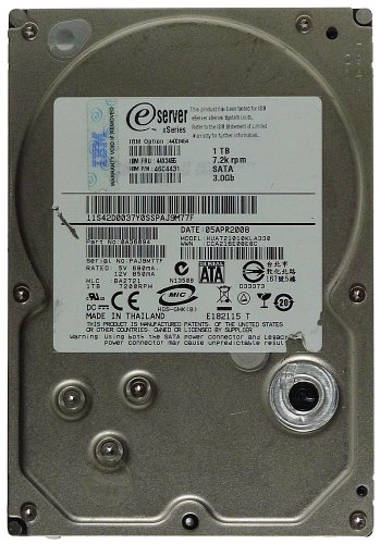 Disque dur 1000 Go SATA2 XSeries HUA721010KLA330 ID14209 contre la saturation