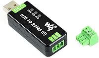 Vista 9 de waveshare USB industrial al convertidor bidireccional RS485 a bordo de circuitos múltiples CH343G originales