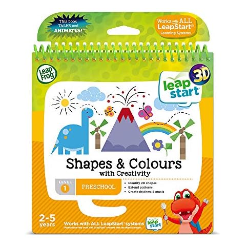 LeapFrog 460503 Shapes and Colours Activity Book 3D, Multicoloured, 80 x 20 x 84 millimeters Cover