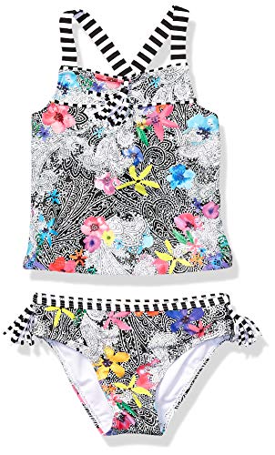 Jessica Simpson Girls' Two-Piece Tankini Swimsuit Set