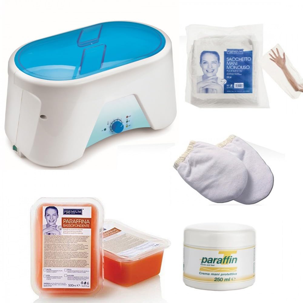 Paraffina Mani Kit per Trattamento con Scalda Paraffina Professionale