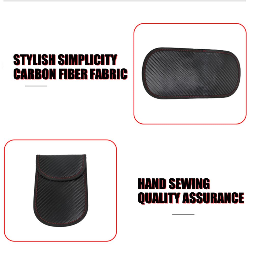 Scatola Anti Metal Detector Koruma Chiave Auto Signal Blocker Case, KEYLESS Fob Guard Blocco Segnale Della Borsa, Antifurto Lock Dispositivi, Privacy Protezione Di Sicurezza Keyless Lanpard - Foto 4