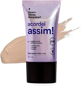 Base Líquida Acordei Assim Cor 00N Quem disse Berenisse? 30ml