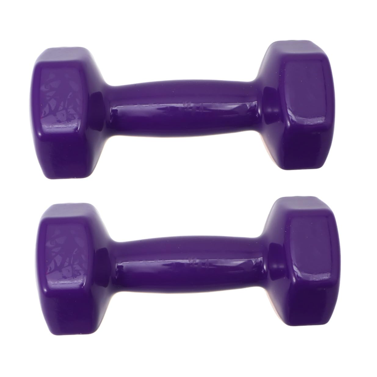 Veemoon Fitness Dumbbells Set 6kg 3kg 2 Non-slip Plastic Coated Metal Hand Weights for Women and Men Home