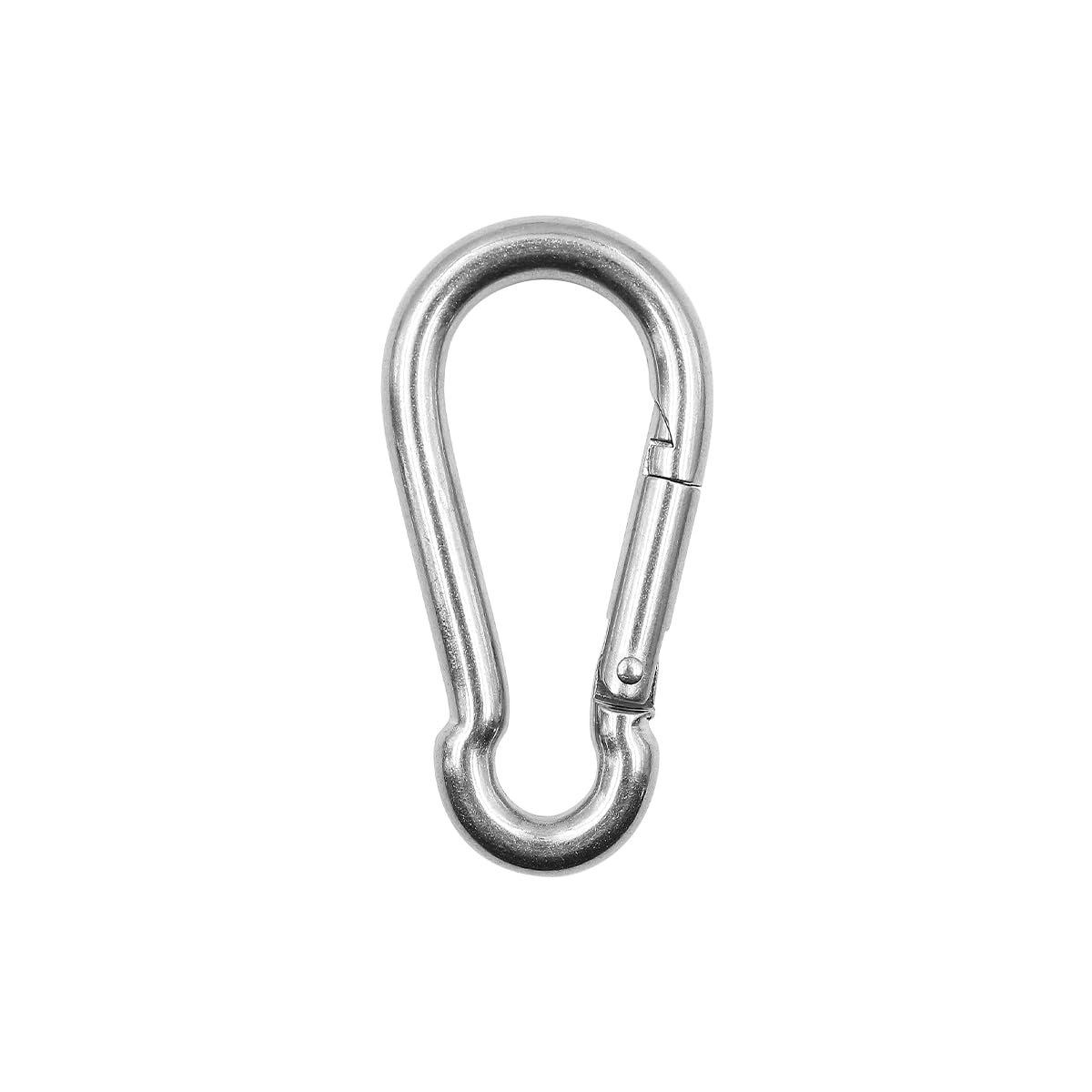 ZONADAH M4 304 - 5 viti per occhiello di sollevamento in acciaio inox, guida per binari, sollevatori, viti con occhielli, camper, tenda, pergola, filettatura esterna, forma ad anello del dado