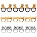 ABOOFAN 2023 New Year Party Eyeglasses Fancy New Year Party Glasses Christmas Party Glasses Celebration Party Favors for 2023 New Years Eve Party Decorations, 9Pcs