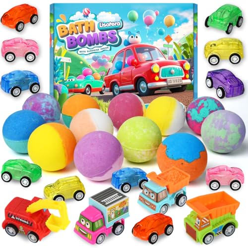 9-Piece Pull-Back Car Bath Bombs