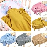 manta bebe ganchillo tunecino Tamaño perfecto: este ganchillo mide 100 cm x 80 cm, lo suficientemente grande para envolver todo el cuerpo del bebé, incluyendo el brazo y las piernas, y se pliega fácilmente en tamaño pequeño para caber en tu mochila para un cómodo transporte.