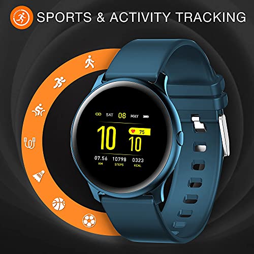 Image of (Refurbished) Gionee STYLFIT GSW7 Smartwatch with SPO2 Monitoring, Heart Rate Sensor, Full Touch Control