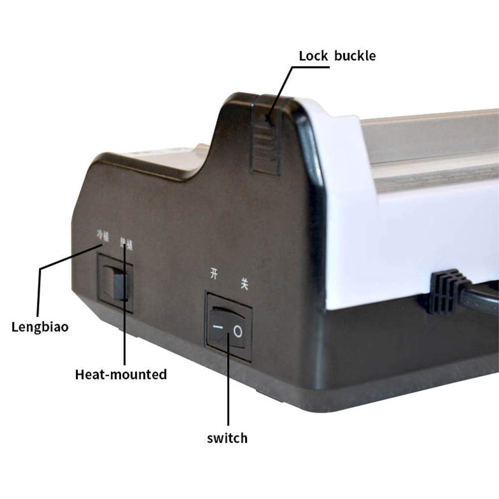 Laminator, przenośna laminator termiczny A4 z ustawieniami ciepła i zimna, przycisk ABS, szybkie nagrzewanie i brak pęcherzyków powietrza