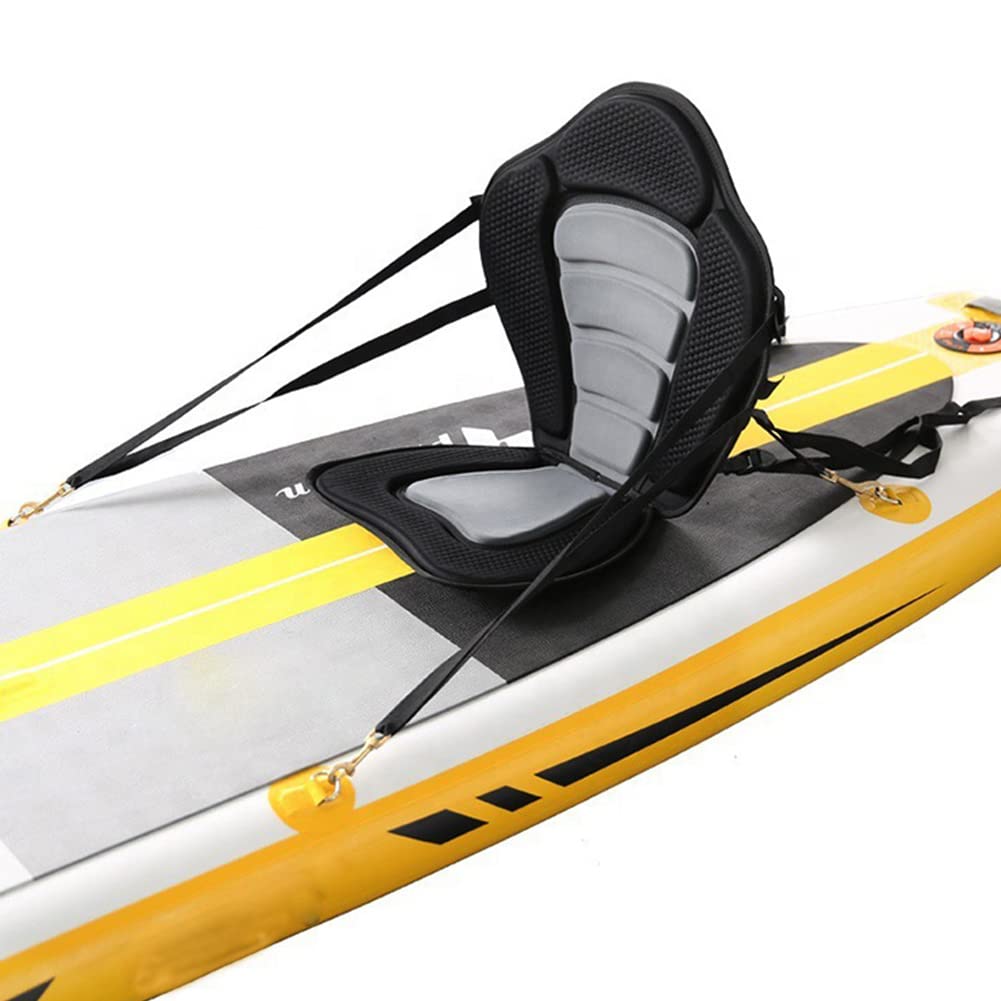 GUOCU Kajak Sitz für SUP Board, Stand Up Paddle Surfboard Sitz, Universal Stand Up Paddelboard Sitz, Kajaksitz Easy Attachment, SUP Paddling Paddelboards Gepolsterte Sitz mit Rückenlehne Farbe A