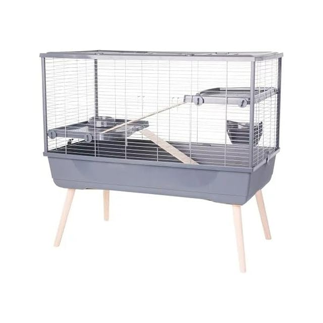 ZOLUX Jaula NEOLIFE 100 RAB1, Color Gris