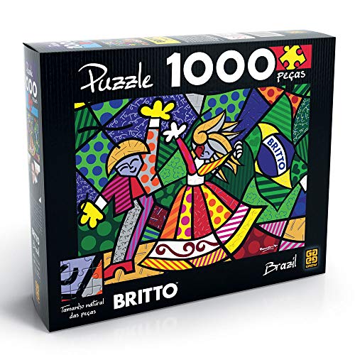 Quebra-Cabeça 1.000 Peças Brazil - Britto Grow