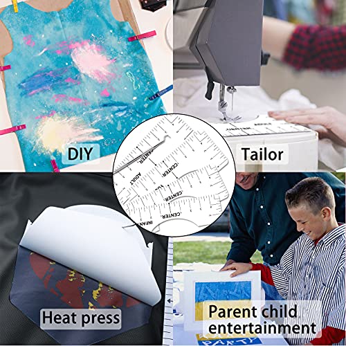 33pcs Vinyl Weeding Tools with T-Shirt Ruler Guide, Craft Tools Set for DIY Heat Transfer Printing, Weeding Vinyl, Scrapbooking, Lettering, Cutting, Splicing. - Image 6