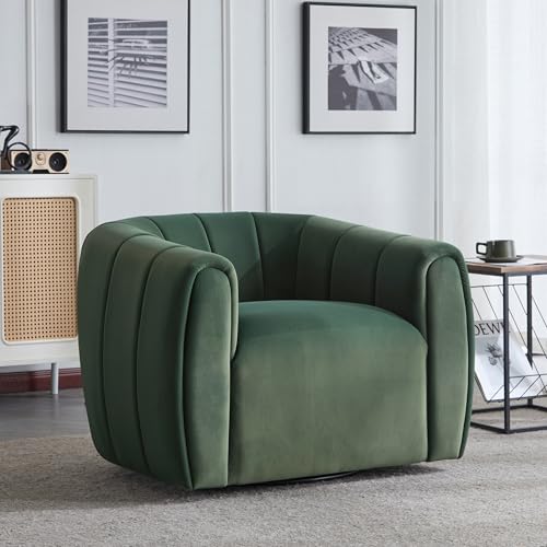 Christopher Knight Home Monroe Velvet Swivel Club Chair,Armchair with 360-Degree...
