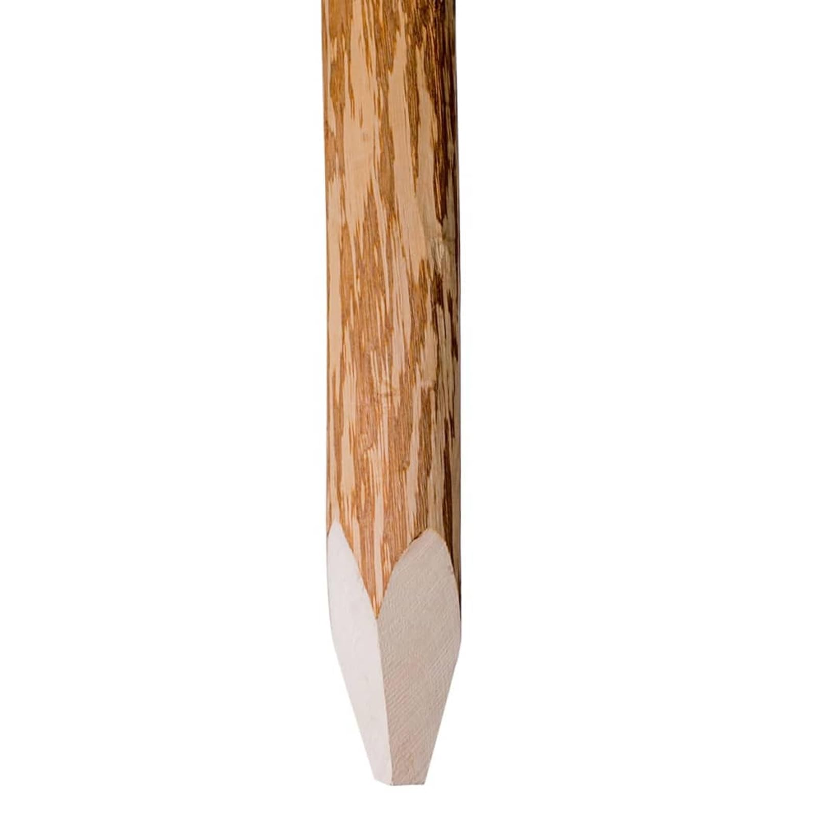 Homgoday Postes de Valla Puntiagudos 4 uds Madera de avellano 90 cm