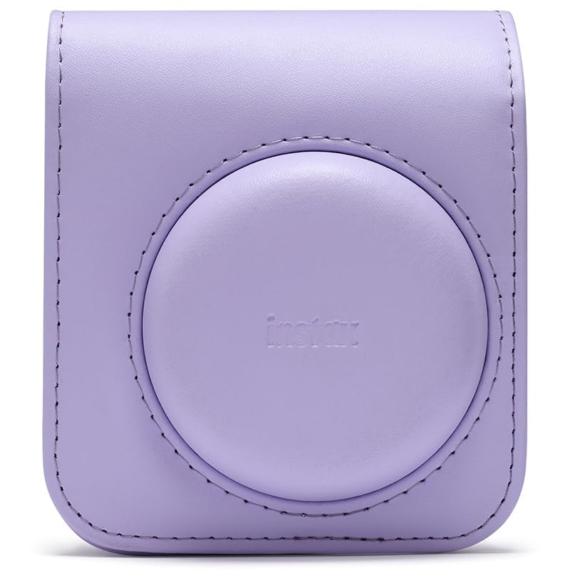 FotoCart Instax Mini 12 Camera Case, PU Leather Protective Camera Bag for Fujifilm Instax Mini 12 Camera(Lilac Purple) 3