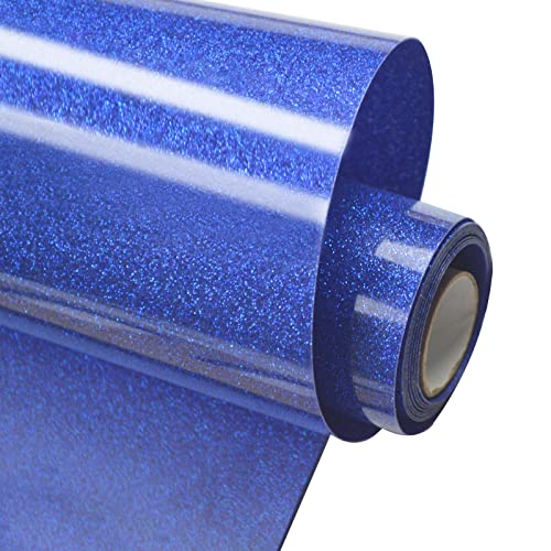 HTV Heat Transfer Vinyl Bundle Glitter Blue Iron-on Vinyl Roll 12