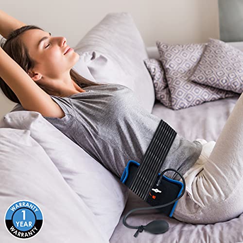 Image of AGARO CW2107 Cold Ice Compression Wrap, 2 In 1 Ice Gel Pad + Air Compression Therapy Pad, 3 Adjustable Straps, Reusable for Pain Relief, Controlling Swelling and Inflammation Dark Blue