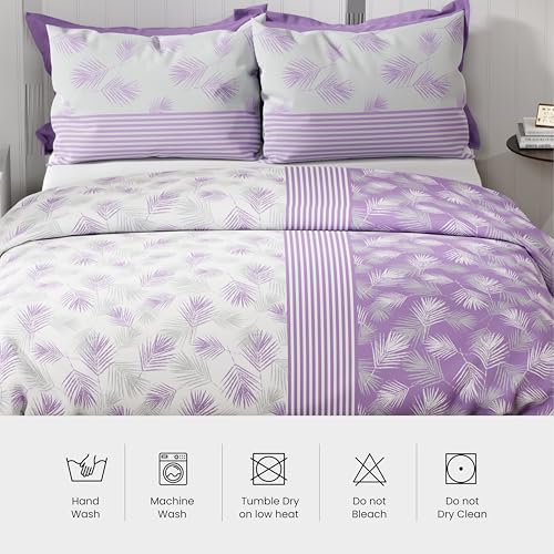 Image of United Colors of Benetton Queen Size Bedsheet Set | 100% Cotton 144 TC Double Bed Sheet with 2 Pillow Covers | Soft, Skin-Friendly & Fade-Resistant Safari Collection