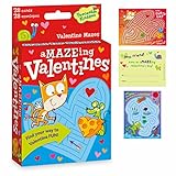 Peaceable Kingdom Valentine Mazes - 28 Cards and Envelopes