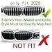Automotive Grille Inserts for BMW 3 Series 2025 (8-Beam),Front Grill Accessories