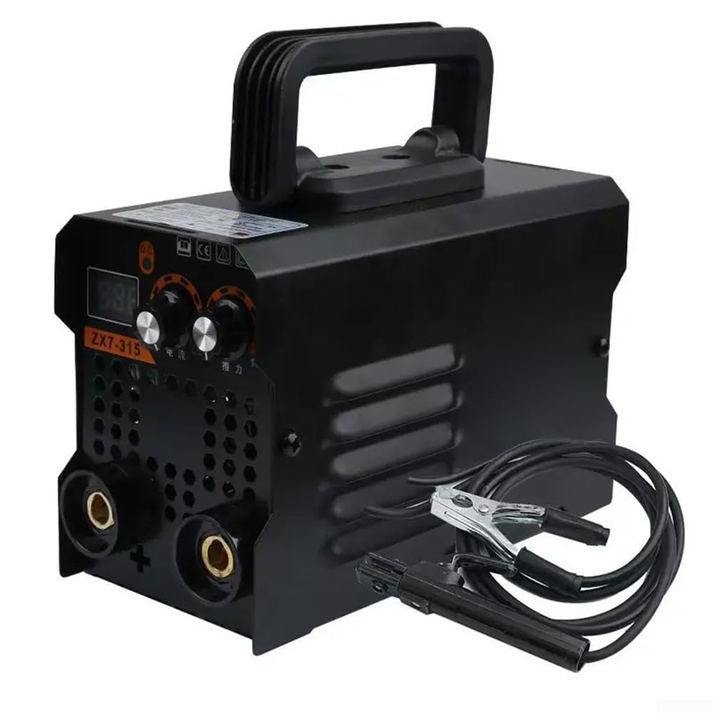 Máquina de soldadura portátil de 220 V con inversor IGBT, soldador de CC de pantalla digital para reparación de acero y hierro, herramienta compacta de soldadura doméstica para proyectos de bricolaje