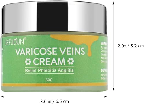 Miniatura 5 de Healeved 2boxes Venas Rojo Cuidado Piernas Rodilla Rápida Sangre Pierna Varicosa de Ungüento Crema Vasculitis a Araña Angiitis Flebitis