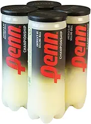 Penn Championship Bolas de tênis pressurizadas de feltro extra resistente