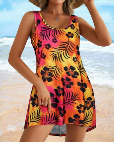 Image of Swimsuit Coverup for Women Bikini Sleeveless Beach Bathing Suit Cover Up
