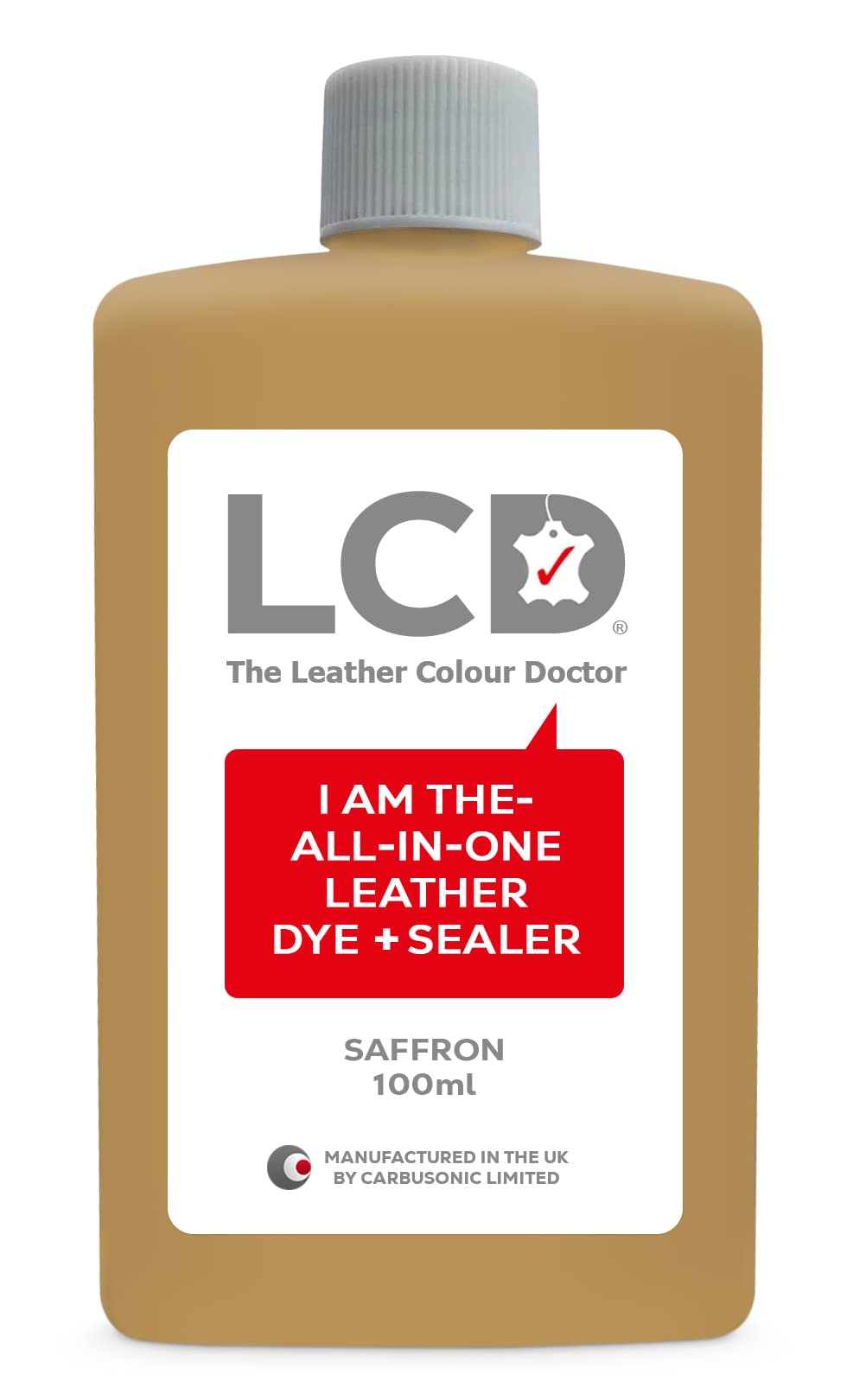 LCD All-in-One Leather dye & Sealer - Repair & Restore Paint, Permanent Colour for Sofas, Shoes, Handbags, Clothing, self Sealing 100ml by The Leather Colour Doctor (Grey) — view 23