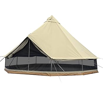 Amazon.co.jp: KingCamp ベルテント 5m TC ファミリーテント 5