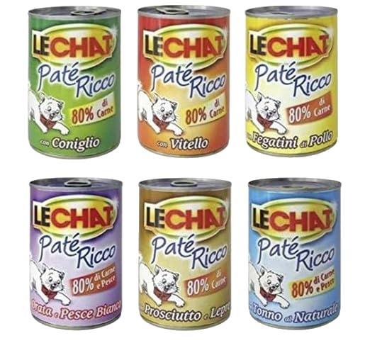 MONGE LECHAT CIBO UMIDO PER GATTO. 48 LATTINE ASSORTITE IN BASE ALLA DISPONIBILITA' DA 400g CADAUNO