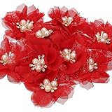 Avantage : Ces fleurs en tissu sont faites de chiffon, avec un travail exquis, elles sont douces et agréables au toucher, et peuvent rester lumineuses pendant longtemps sans se décolorer. Faites de plusieurs couches de chiffon qui se chevauchent et se plient les unes sur les autres et ornées de perles et de strass, ces fleurs en tissu ont un aspect délicat et élégant qui peut considérablement augmenter l'attrait visuel de vos créations.