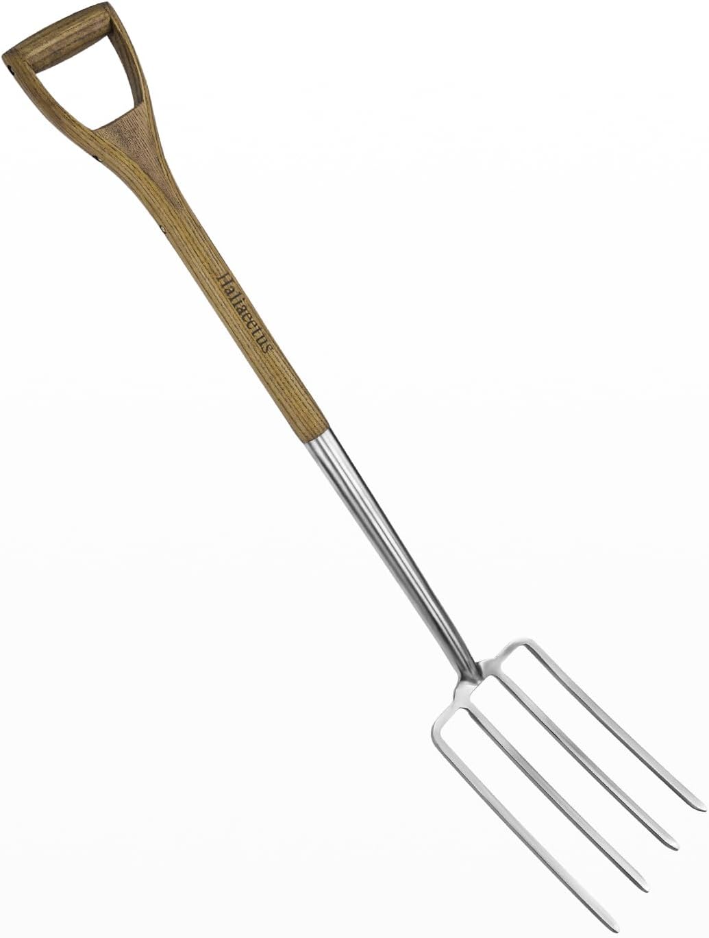 Haliaeetus 4-Tine Stainless Steel Garden Pitchfork Review: Best Digging Fork for Weeds, Soil & Potatoes