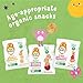 Little Bellies Organic Banana Softcorn Baby Snack (Pack of 18 x 0.28 oz Individual Packs)