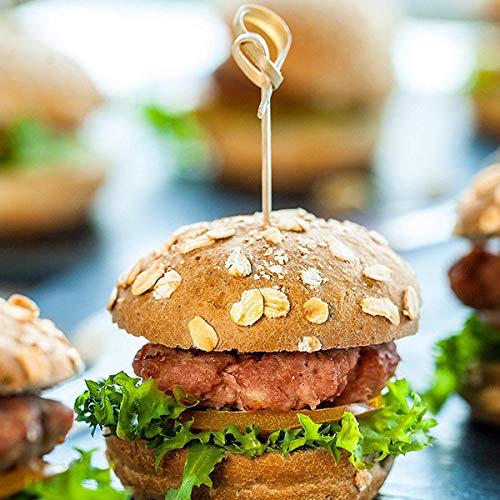 Cosweet 500 Pcs Bamboo Knot Cocktail Skewers Picks, 5 Inches, Great For Hors' D'oeuvre, Appetizers, Cocktail Party Or Barbeque Snacks, Club Sandwiches #TOP4