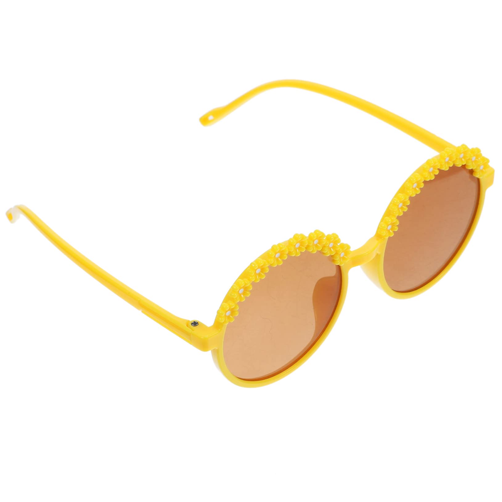 PartyKindom 1 Pair Flower Shape Sunglasses for Retro Party Prop for for Outdoor Activities Summer Travel Family Gatherings