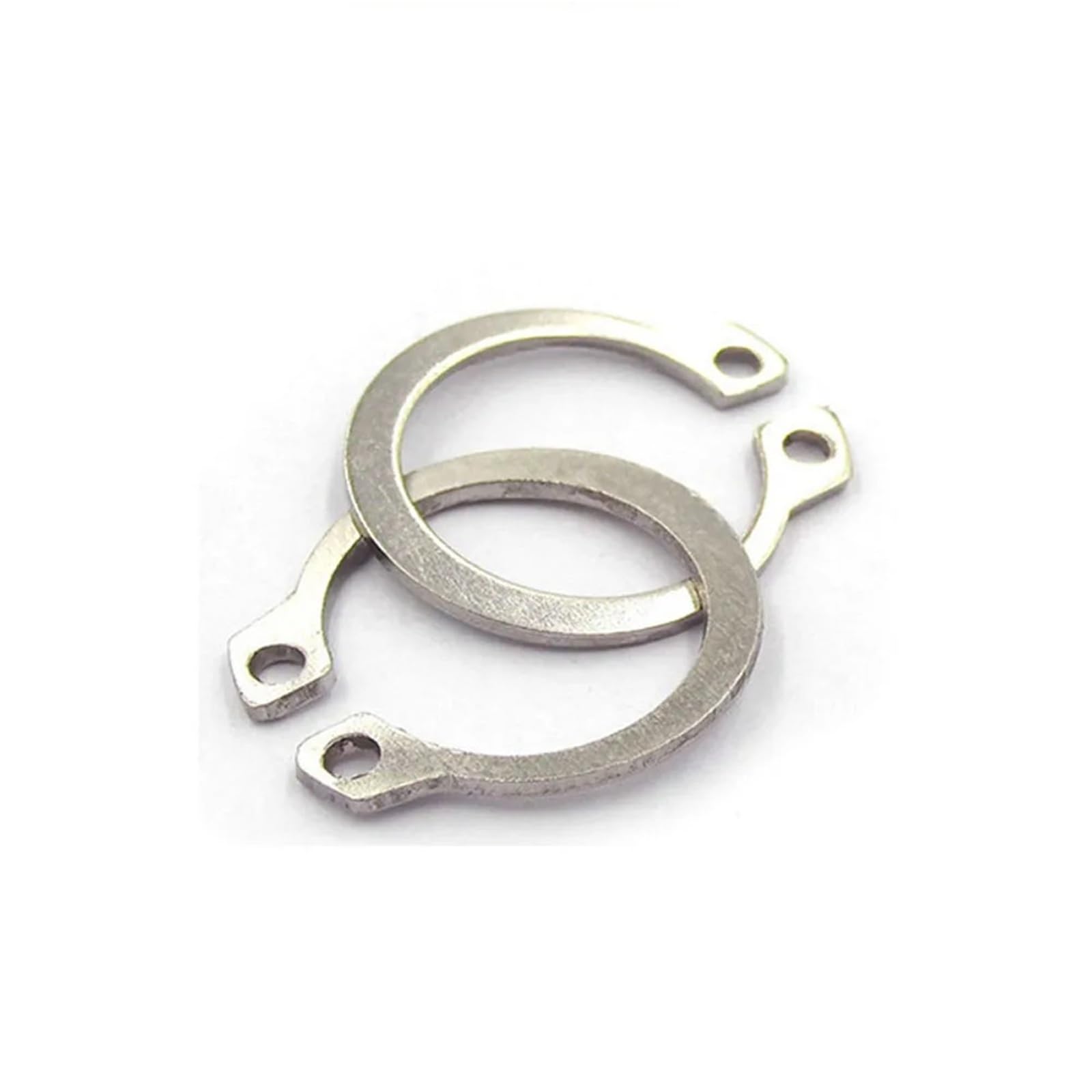 Circlips externos Anillos de retención a presión, Circlip arandela 304 Plata Paquete M6-M30 | M21 20PCS